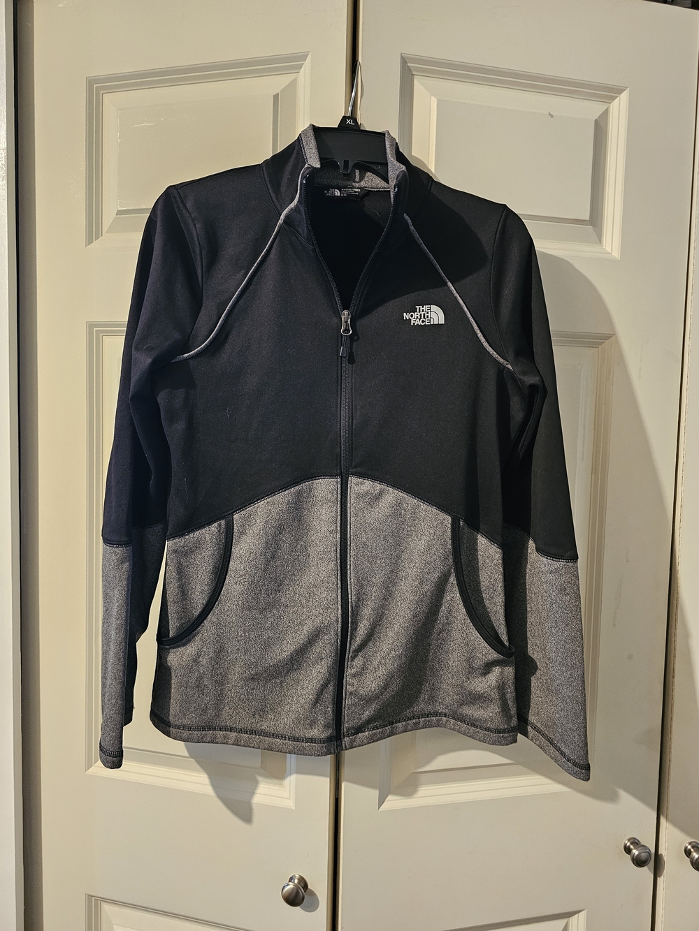 The North Face Black and Gray Women's Fleece Jacket